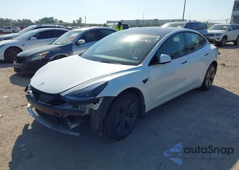 2023 Tesla Model 3 Rear-Wheel Drive from USA, damaged, VIN 5YJ3E1EA2PF552746